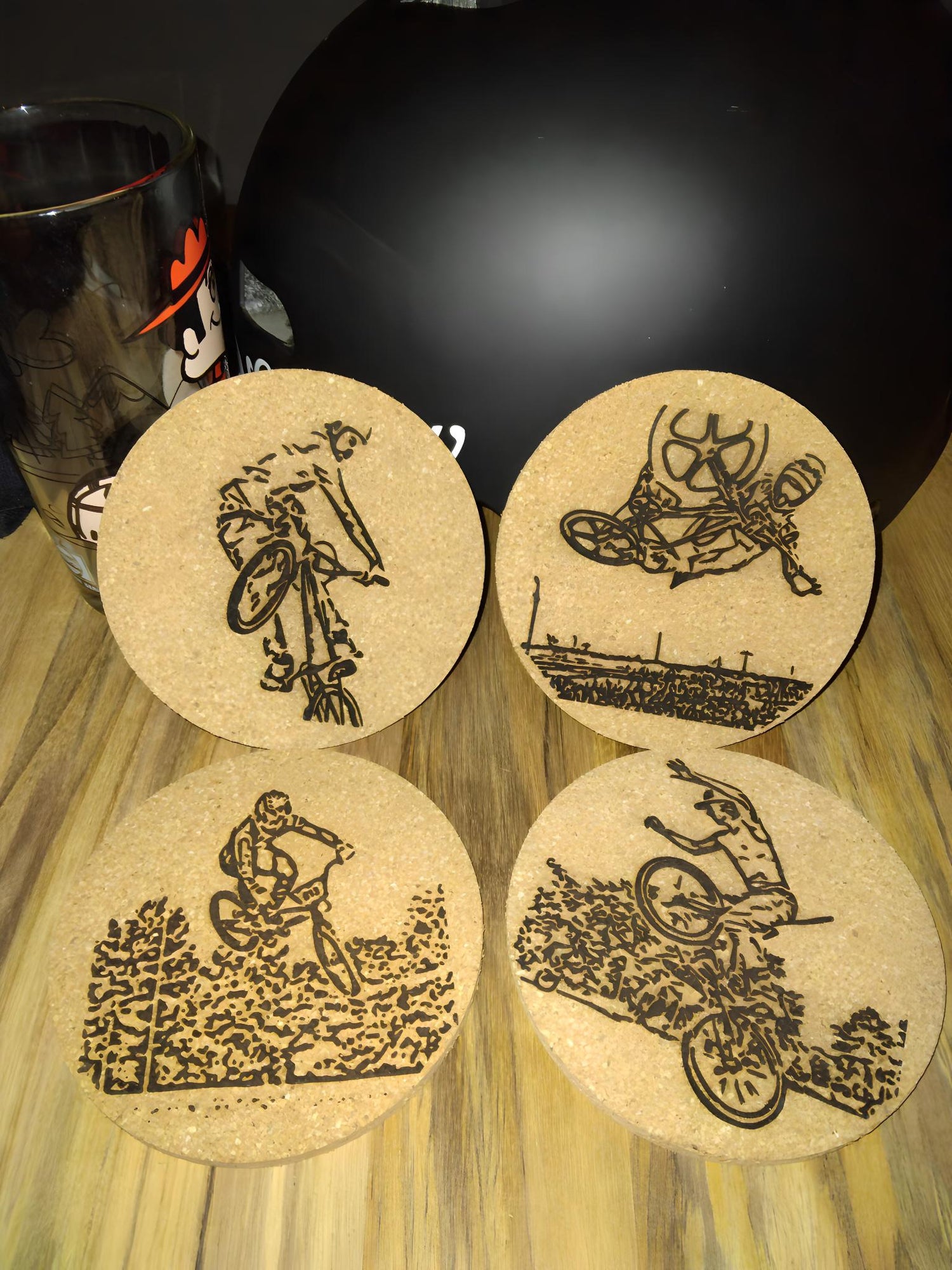 Extreme Sports Coasters- Rev' Up Your Decor