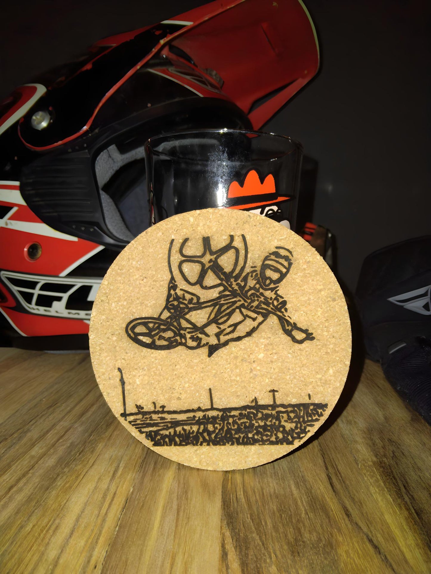 Freestyle BMX Artwork Coaster - Front