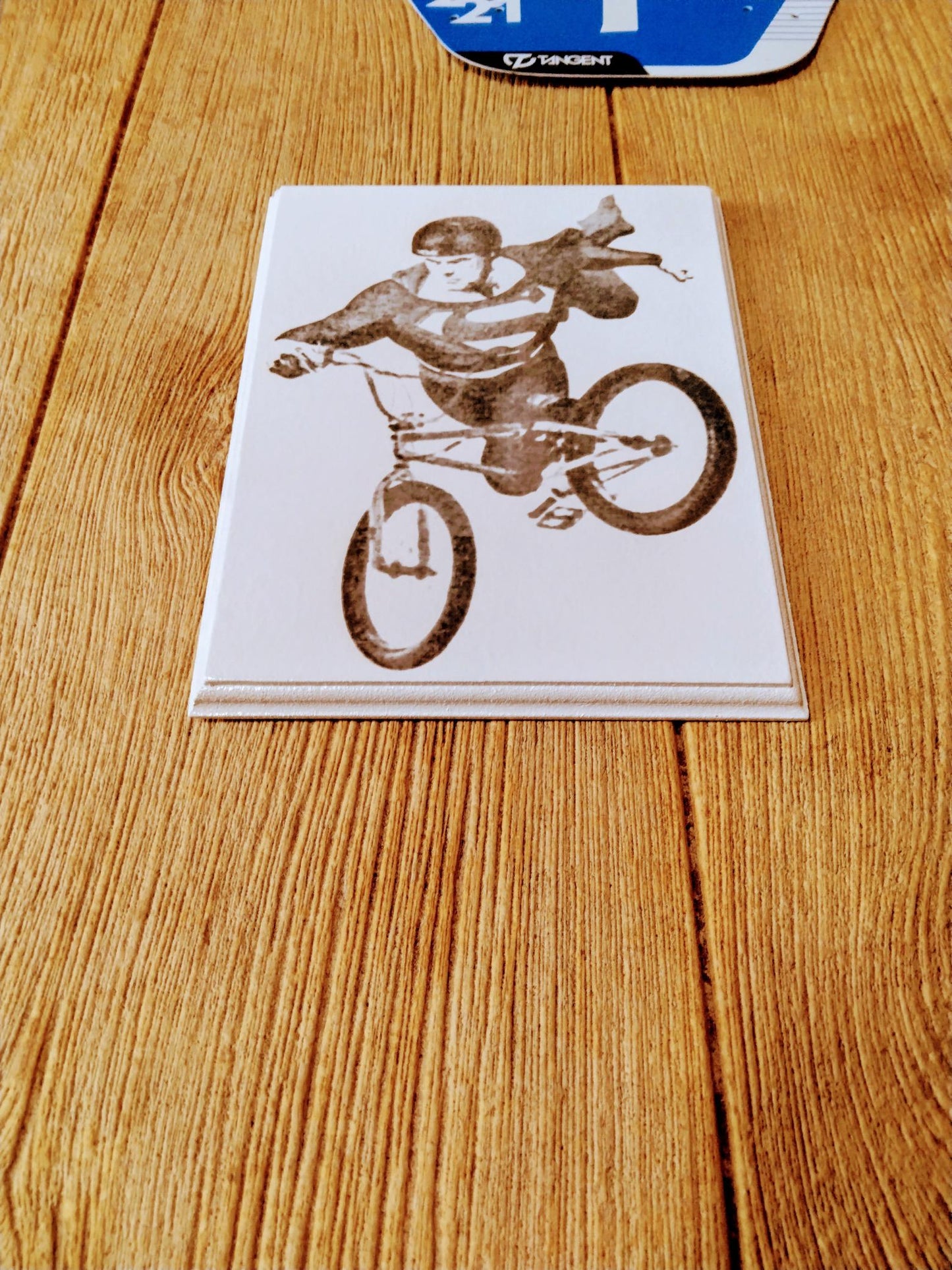 Superman BMX Laser Engraved Wall Decor Art| A Perfect BMX Gift Idea