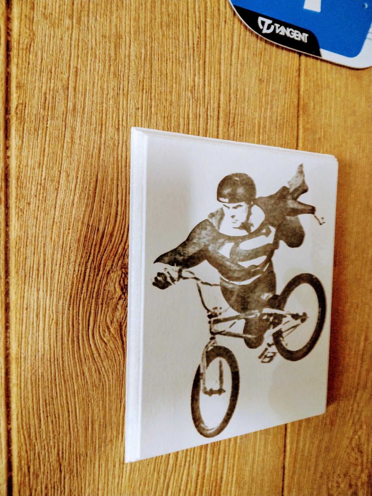 Superman BMX Laser Engraved Wall Decor Art| A Perfect BMX Gift Idea