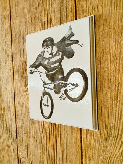 Superman BMX Laser Engraved Wall Decor Art| A Perfect BMX Gift Idea