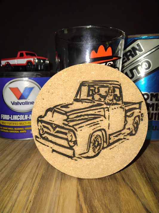 Custom Ford Art Coaster - Front